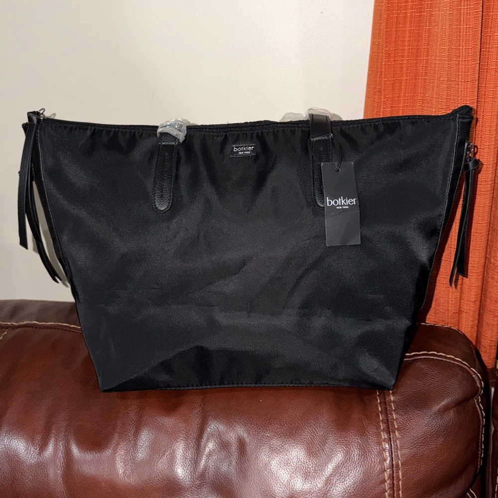 🔥🔥🔥NEW Botkier Black Nylon Tote Shoulder Bag